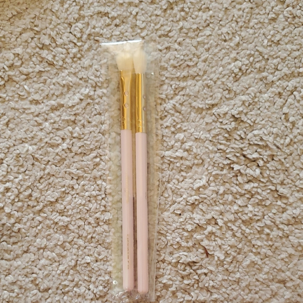 Pink and Gold Makeup Brush Set